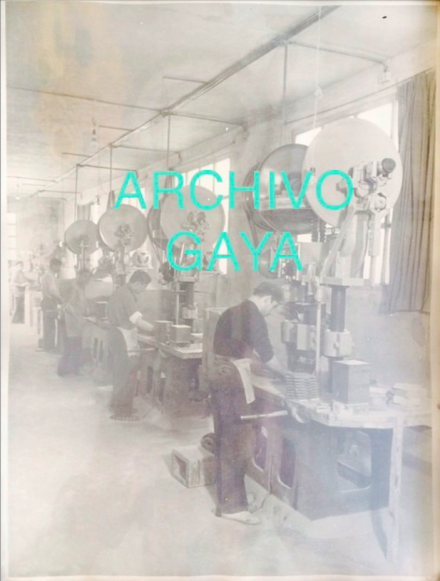 Linea de prensas años 40 - Cerámicas Gaya
